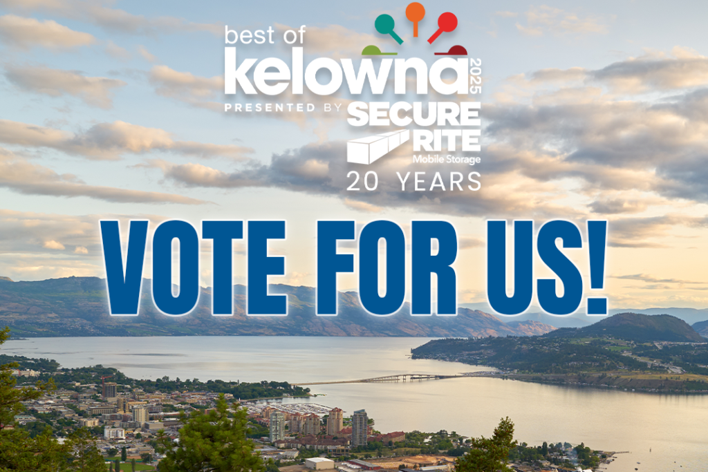 Best of kelowna 2025 voting for Hotwire Electric as best electrician